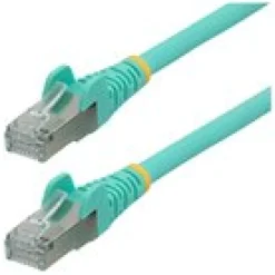 StarTech.com 5m CAT6a Ethernet Cable - Aqua - Low Smoke Zero