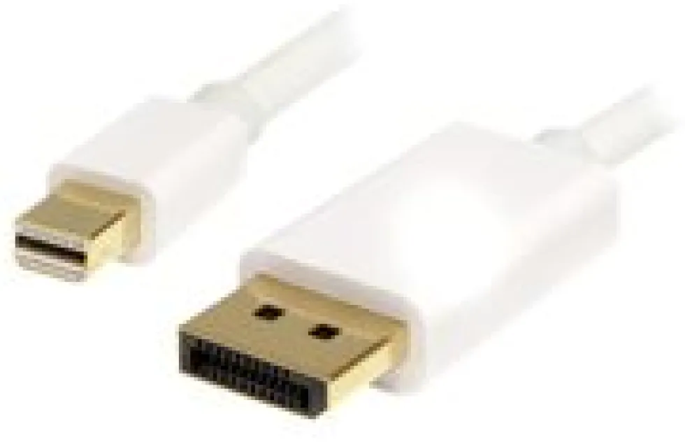 StarTech.com 1m 3 ft White Mini DisplayPort to DisplayPort 1.2