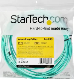 StarTech.com 7 m OM4 LC to LC Multimode Duplex Fiber Optic Patch