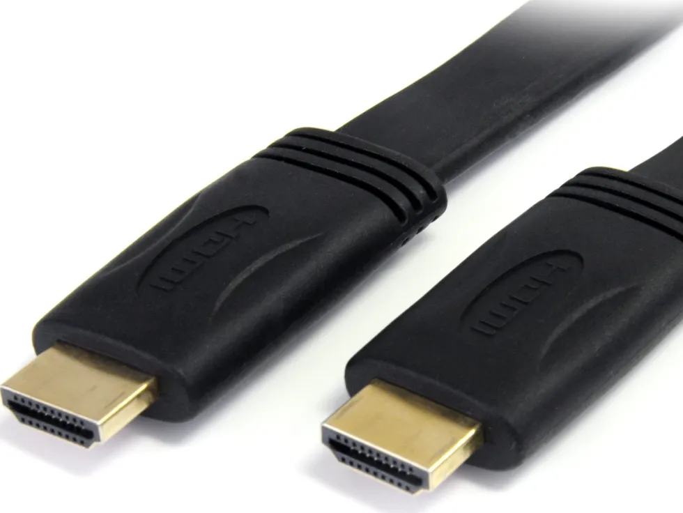 StarTech.com 1,8 m platt Höghastighets-HDMI®-kabel med Ethernet
