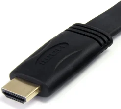 StarTech.com 1,8 m platt Höghastighets-HDMI®-kabel med Ethernet