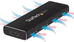 StarTech.com M.2 till SATA SSD-kabinett - USB 3.0 med UASP