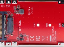 StarTech.com M.2 to U.3 Adapter, For M.2 NVMe SSDs, PCIe M.2