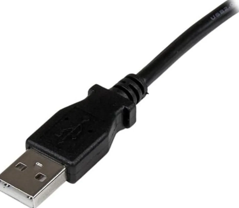 StarTech.com 3m USB 2.0 A to Right Angle B Cable Cord - 3 m USB