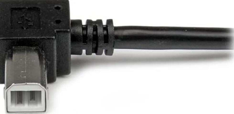 StarTech.com 3m USB 2.0 A to Right Angle B Cable Cord - 3 m USB