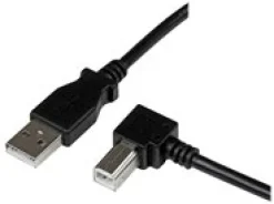 StarTech.com 3m USB 2.0 A to Right Angle B Cable Cord - 3 m USB