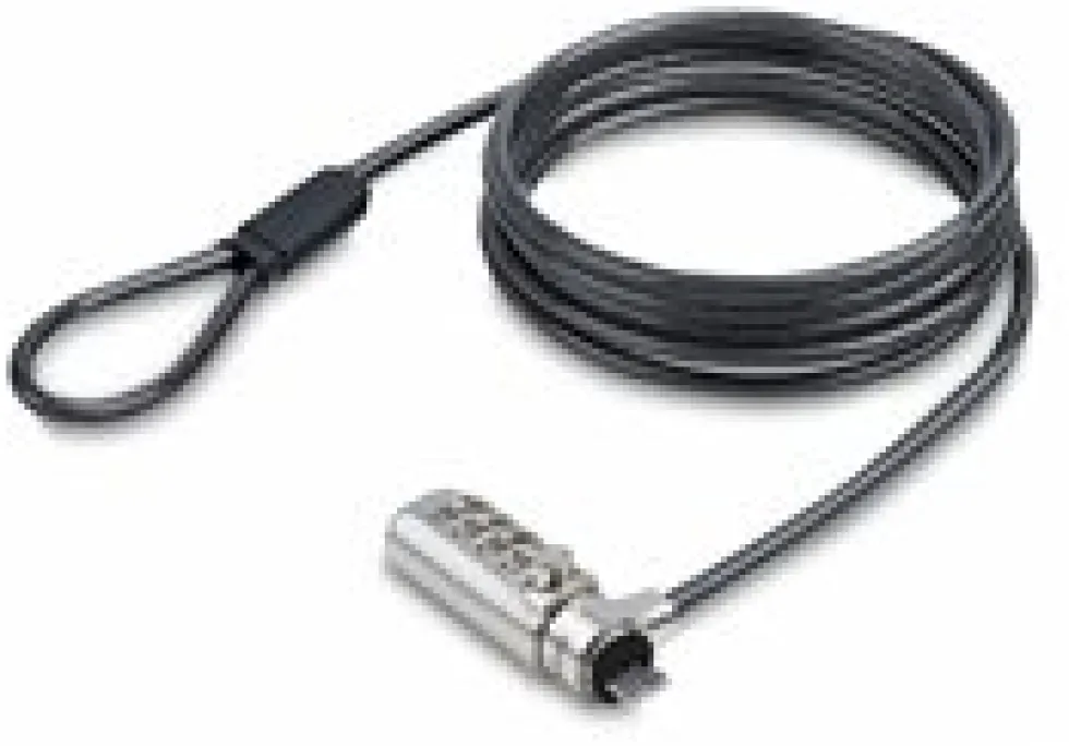 StarTech.com Nano Slot Compatible 6.6ft (2m) Cable Lock, Laptop