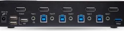 StarTech.com 4-Port DisplayPort 1.4 KVM Switch, 8K 60Hz / 4K