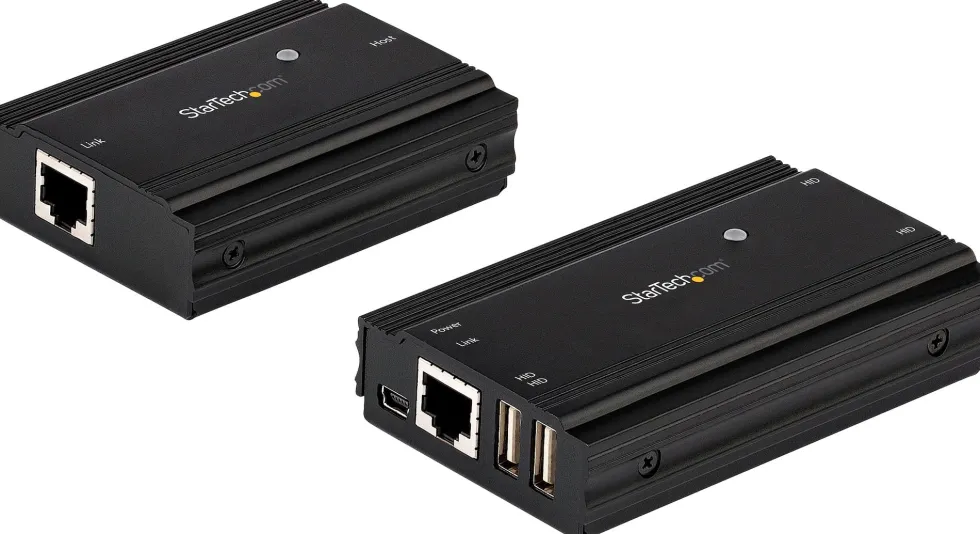 StarTech.com 4-ports USB 2.0-förlängarhubb över Single