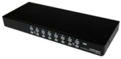 StarTech.com 16 Port 1U Rackmount USB KVM Switch with OSD