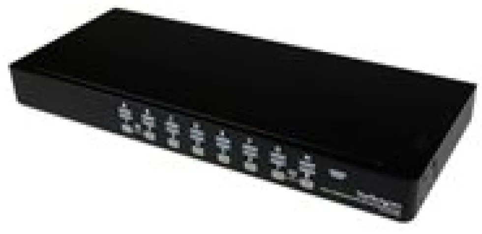 StarTech.com 16 Port 1U Rackmount USB KVM Switch with OSD
