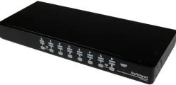 StarTech.com 16 Port 1U Rackmount USB KVM Switch with OSD