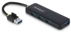 StarTech.com 4-Port USB-A Hub, 5Gbps, Bus Powered, Small Travel