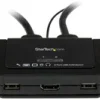 StarTech.com 2 Port USB HDMI Cable KVM Switch with Audio and