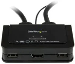 StarTech.com 2 Port USB HDMI Cable KVM Switch with Audio and