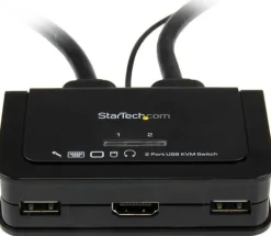 StarTech.com 2 Port USB HDMI Cable KVM Switch with Audio and