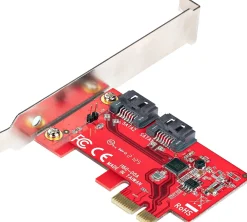 StarTech.com SATA PCIe-kort - 2-portars PCIe SATA-expansionskort