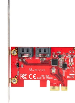 StarTech.com SATA PCIe-kort - 2-portars PCIe SATA-expansionskort