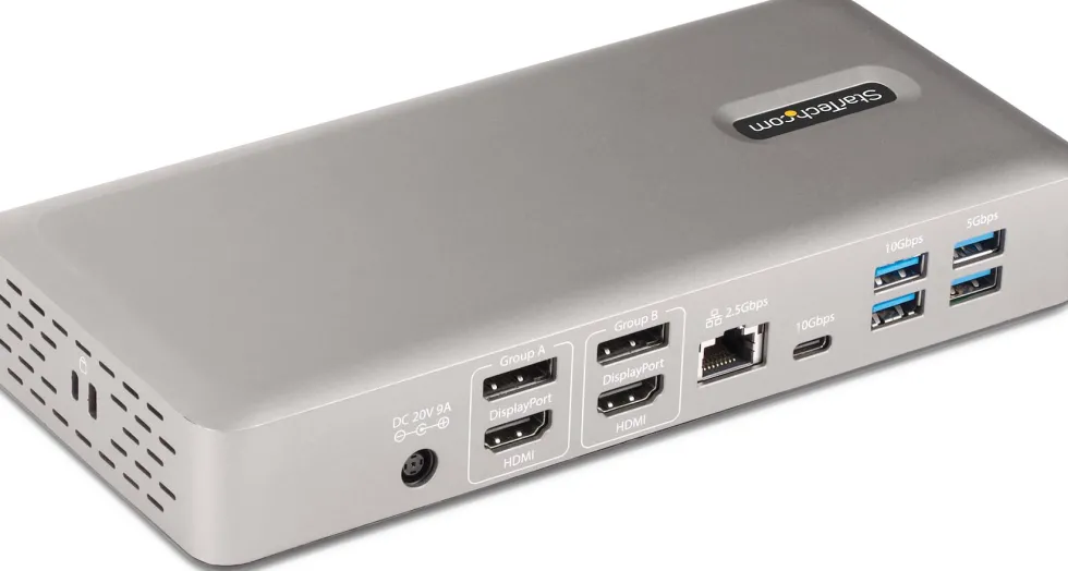 StarTech.com Thunderbolt 4 Multi-Display Docking Station,