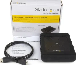 StarTech.com Tåligt hårddiskkabinett - USB 3.0 till 2,5