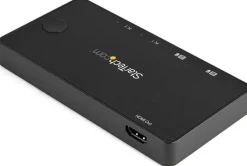 StarTech.com USB C KVM-switch med 2 portar - 4K 60 Hz HDMI