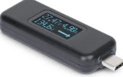 StarTech.com USB-C Power Tester, Bi-Directional Digital