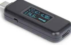 StarTech.com USB-C Power Tester, Bi-Directional Digital