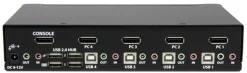 StarTech.com USB DisplayPort KVM-switch med 4 portar och audio