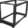 StarTech.com 12U 19-tums öppet serverrack - 4 stolpar justerbart