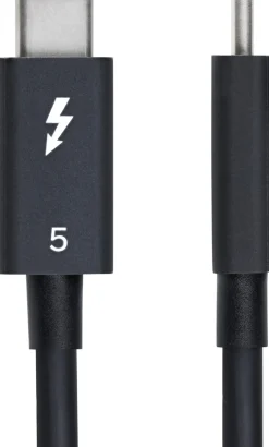 StarTech 2.6ft (80cm) Thunderbolt 5 Cable, 80Gbps/120Gbps,