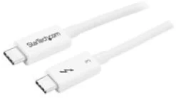 StarTech 1.6ft (50cm) Thunderbolt 3 Cable, 40Gbps, 100W PD,