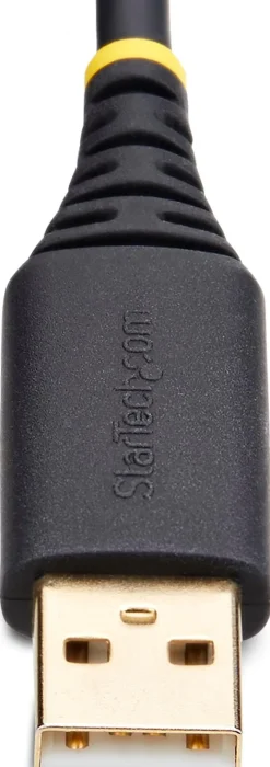 StarTech 1ft (30cm) USB to Serial Adapter Cable, COM Retention,