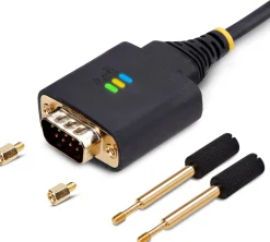StarTech 1ft (30cm) USB to Serial Adapter Cable, COM Retention,