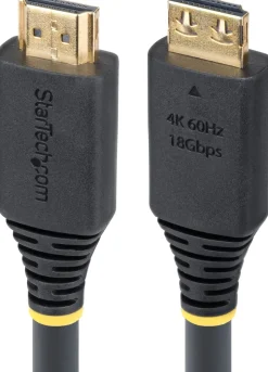 Startech 20ft (6m) Active HDMI Cable w/Gripping Connectors - Hög