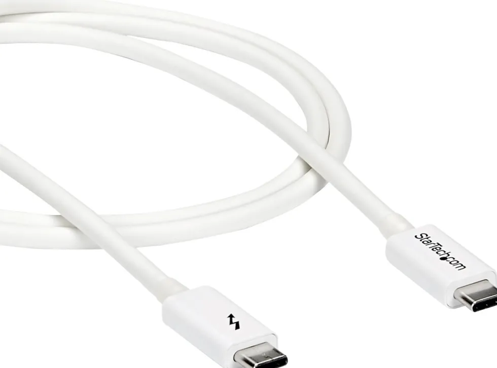 StarTech 3.3ft (1m) Thunderbolt 3 Cable, 20Gbps, 100W PD, 4K