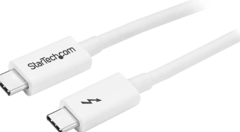 StarTech 3.3ft (1m) Thunderbolt 3 Cable, 20Gbps, 100W PD, 4K