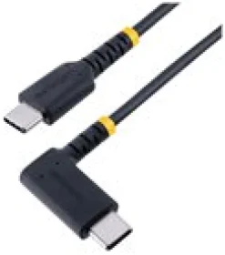 StarTech 6ft (2m) USB C Charging Cable Right Angle, 60W PD 3A,