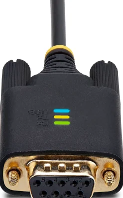 StarTech 6.6ft/2m USB to Null Modem Serial Adapter Cable, FTDI,