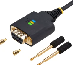 StarTech 6.6ft/2m USB to Null Modem Serial Adapter Cable, FTDI,