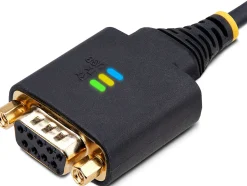StarTech 6.6ft/2m USB to Null Modem Serial Adapter Cable, FTDI,