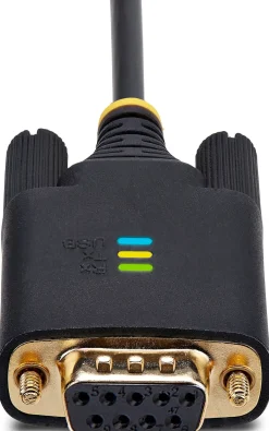 StarTech 3ft (1m) USB to Null Modem Serial Adapter Cable,