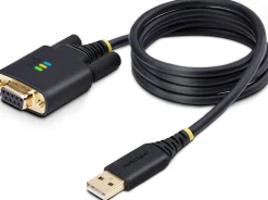 StarTech 3ft (1m) USB to Null Modem Serial Adapter Cable,