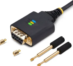 StarTech 3ft (1m) USB to Null Modem Serial Adapter Cable,