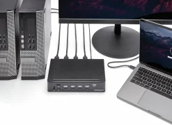 Startech HDMI KVM-switch med 4 portar - USB 3.0 - 1080p