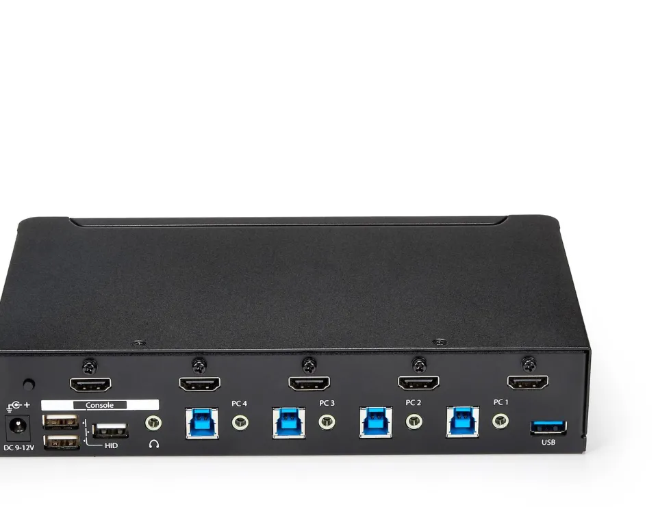 Startech HDMI KVM-switch med 4 portar - USB 3.0 - 1080p