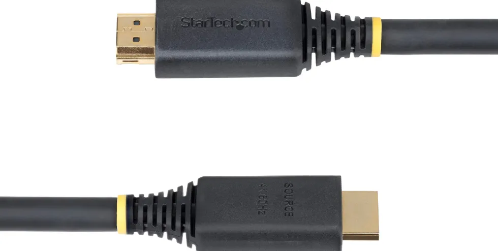 Startech 15m (49.2ft) Active High Speed HDMI Cable, 4K60Hz - Hög