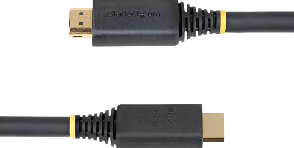 Startech 15m (49.2ft) Active High Speed HDMI Cable, 4K60Hz - Hög