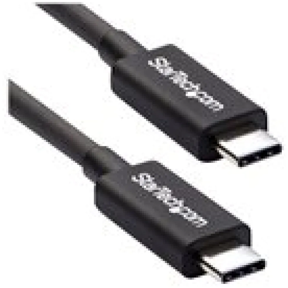 StarTech 2m (6.6ft) Thunderbolt 3 Cable, 20Gbps, 100W PD, 4K