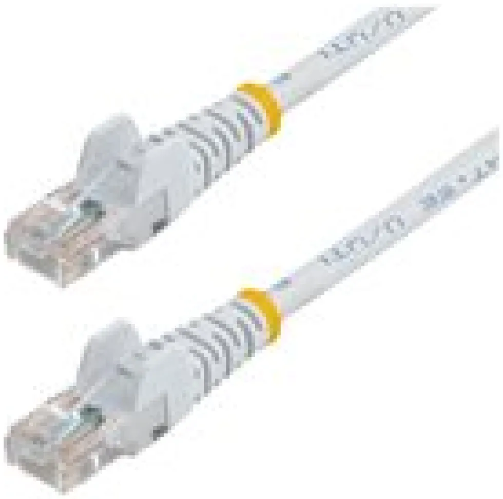 Startech 5m White Cat5e / Cat 5 Snagless Ethernet Patch Cable 5
