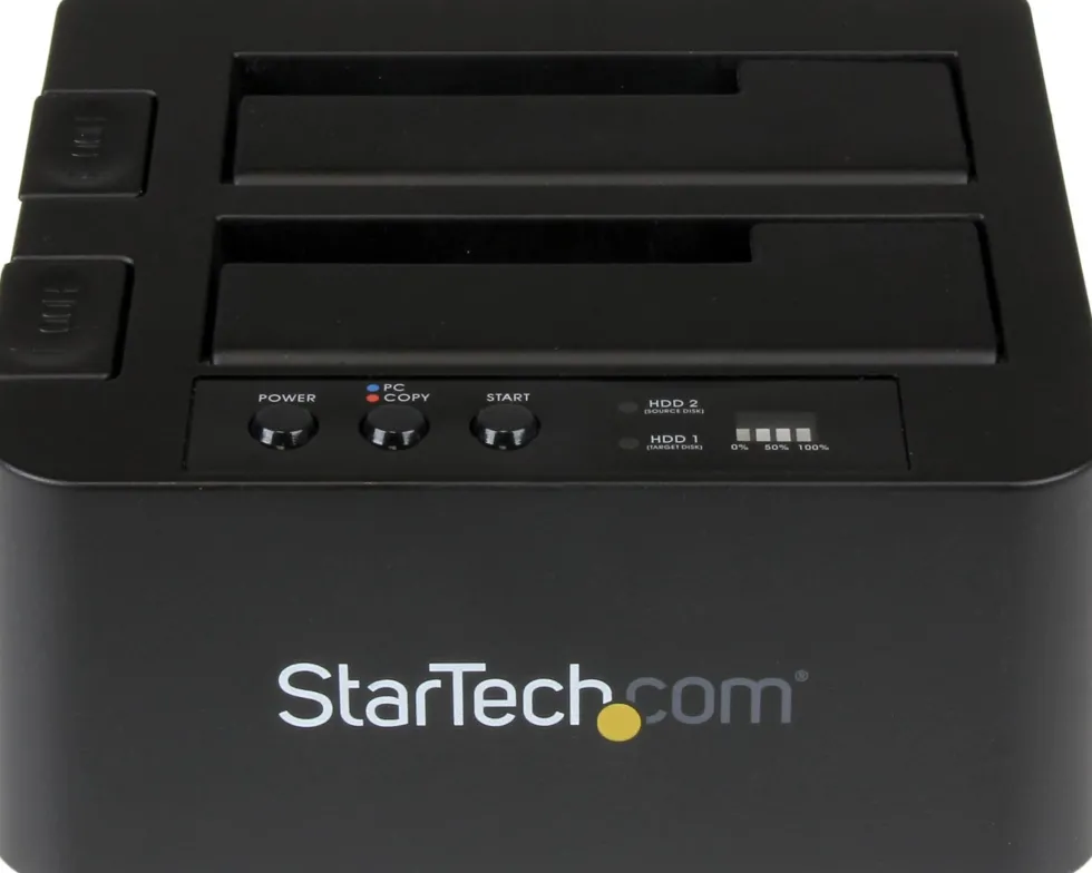 StarTech Standalone Hard Drive Duplicator, Dual Bay HDDSSD